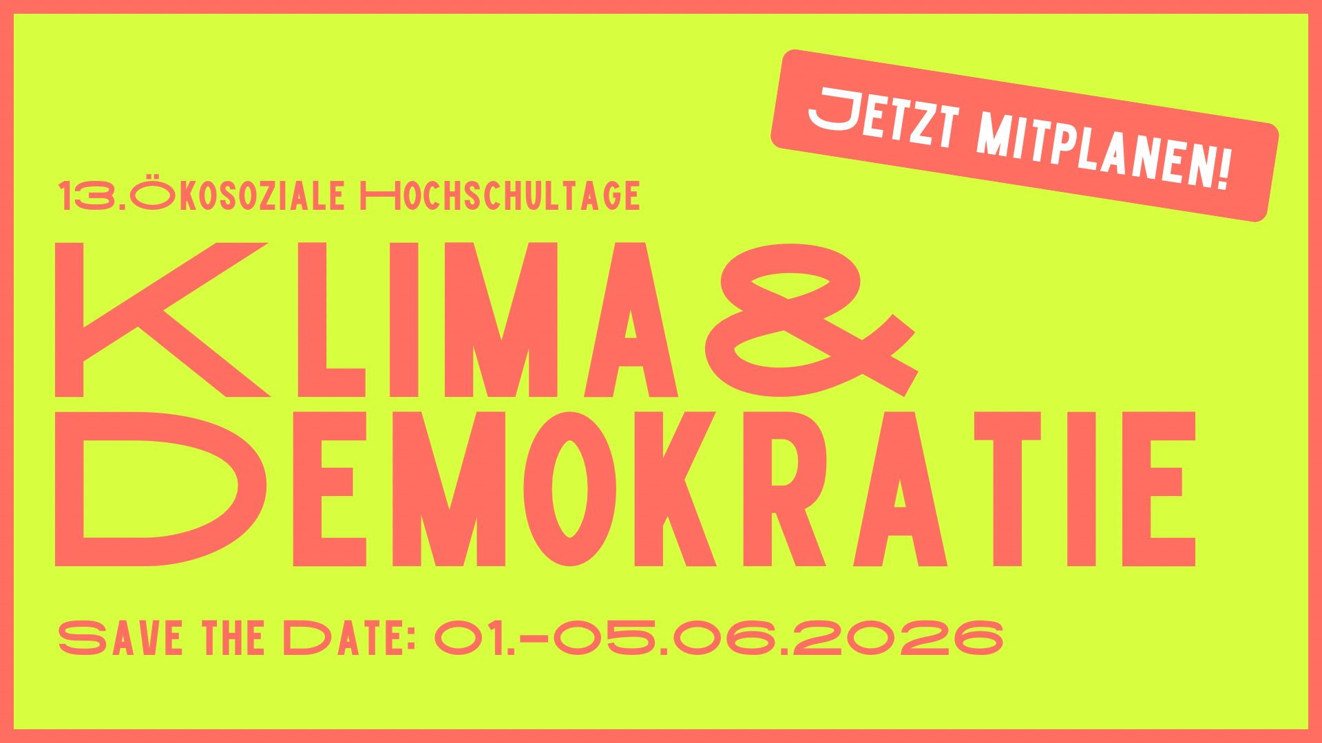 Sei dabei! - 13. ÖSHT