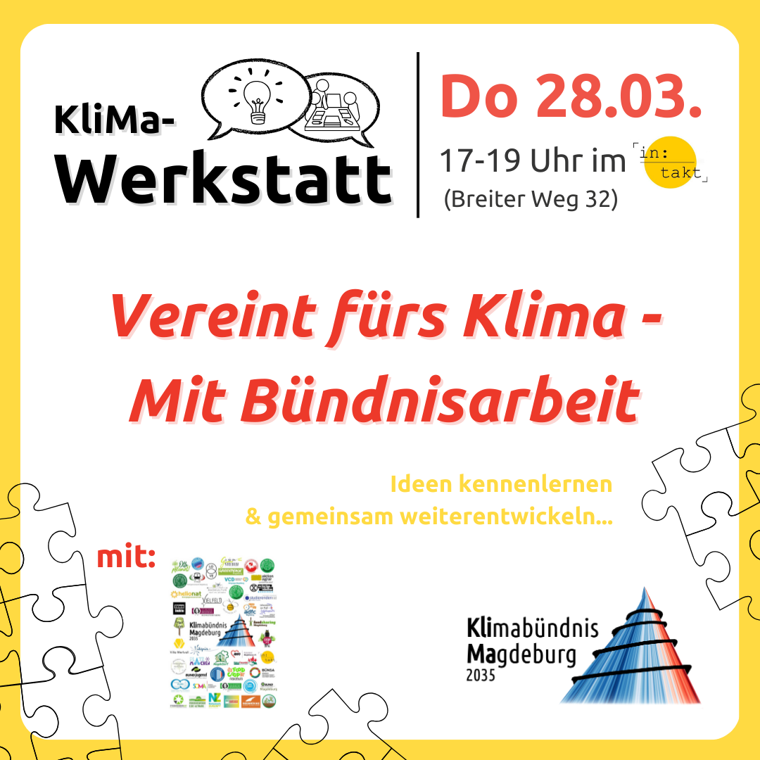 28.03. - KlimaWerkstatt / Klimabündnis MD