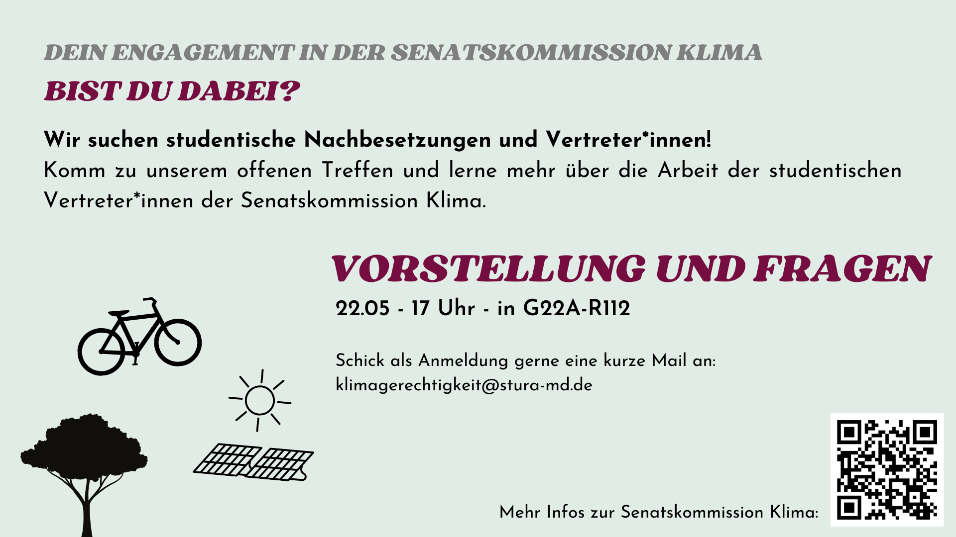 Offenes Treffen Senatskommission Klima / Bild: SK Klimahttps://www.ovgu.de/klimakommission.html
